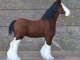Needle Felted Clydesdale Horse by Teresa Perleberg