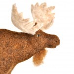 needle felted moose #3